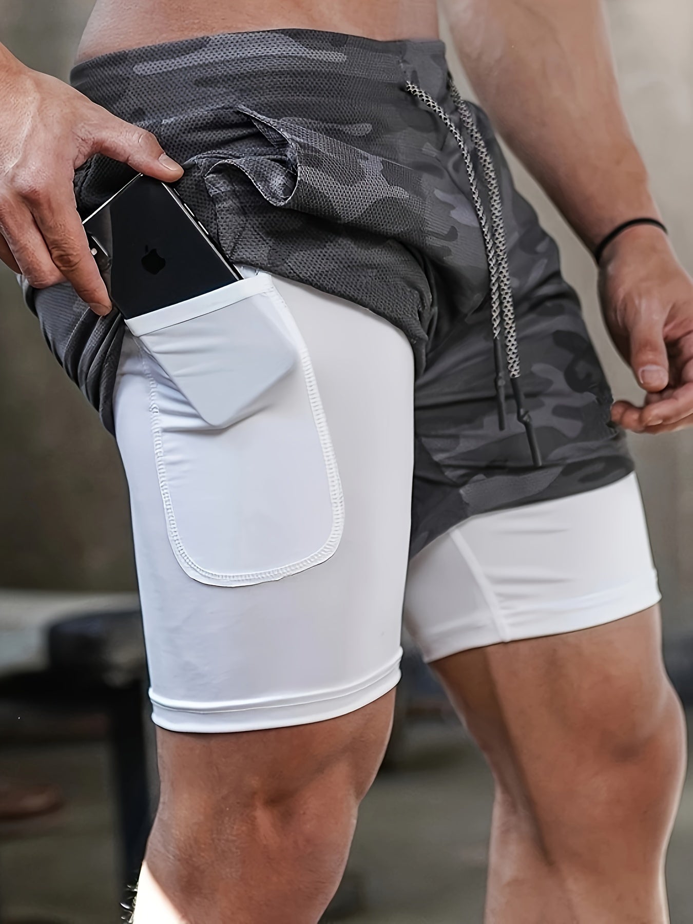 Camouflage Sports Shorts – Men's Loose & Comfortable Summer Wea