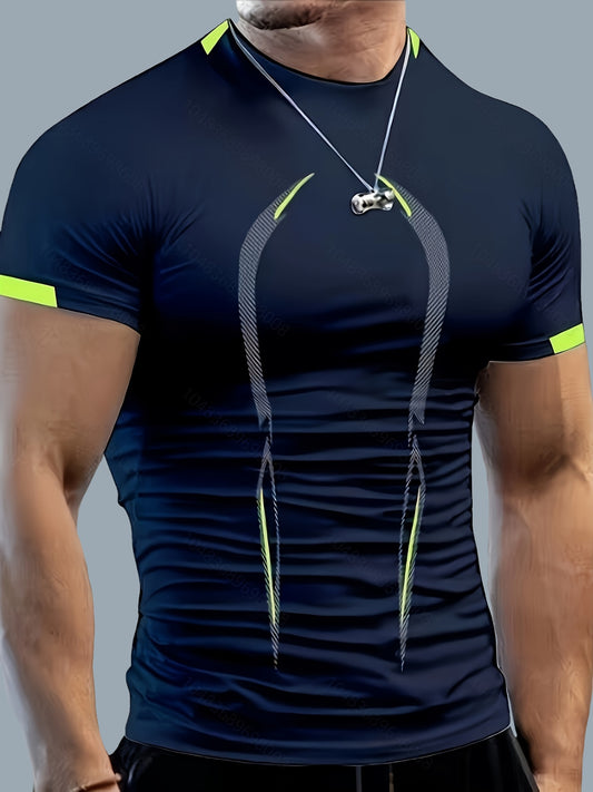 Men’s Slim Fit Sports T-Shirt – Quick-Dry & Breathable